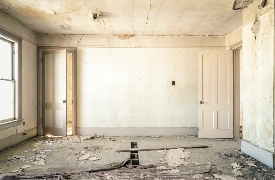 Waste disposal crew managing a cleanout project in East Cocalico